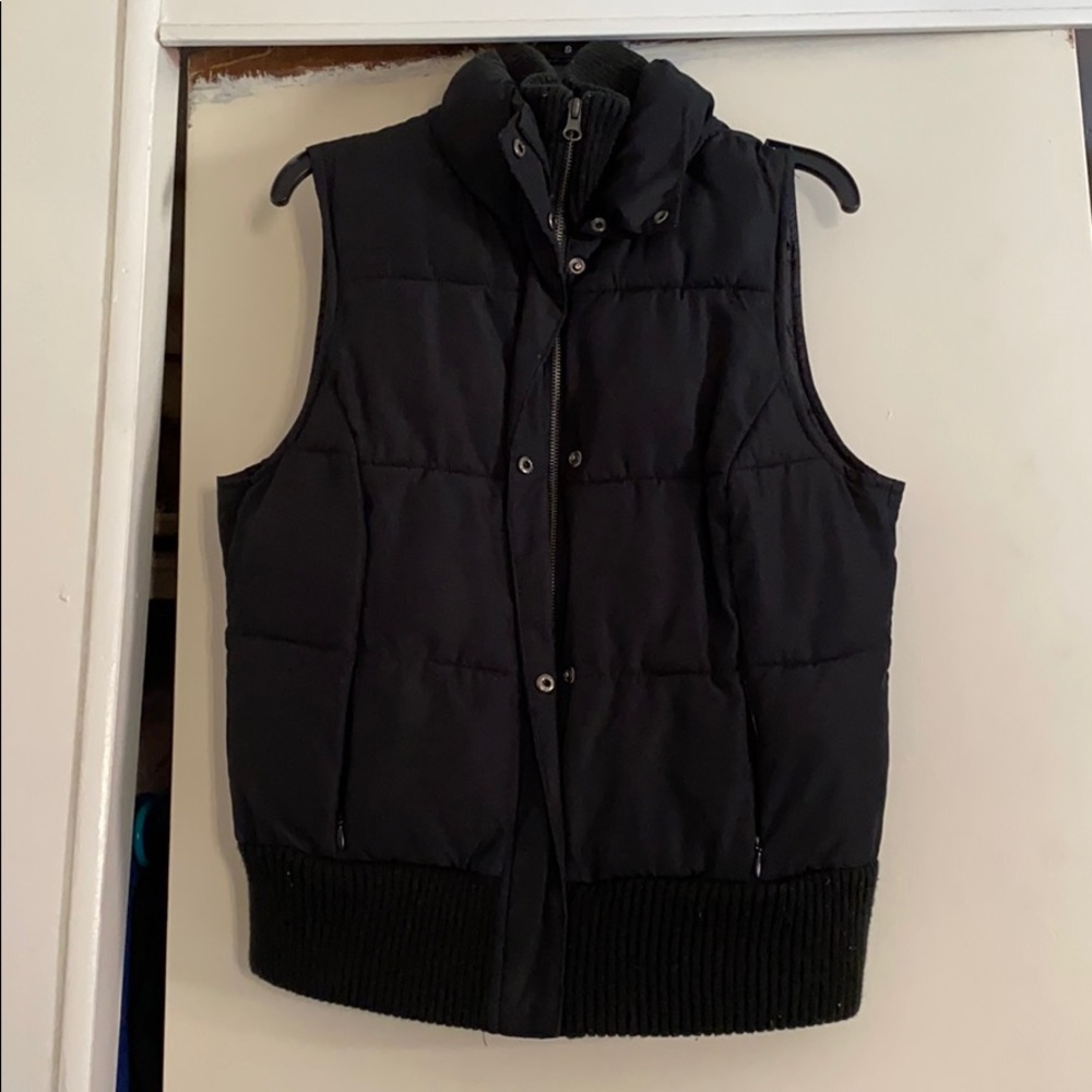 Black vest jacket